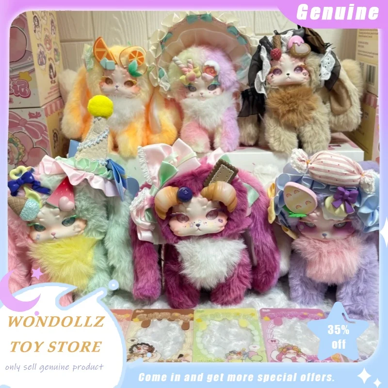 

Genuine Tutulong V4 Blind Box Sweet Honey Star Series Cute Bunny Dragon Vinyl Plush Doll Decor Collection Model Girls Gift Stock