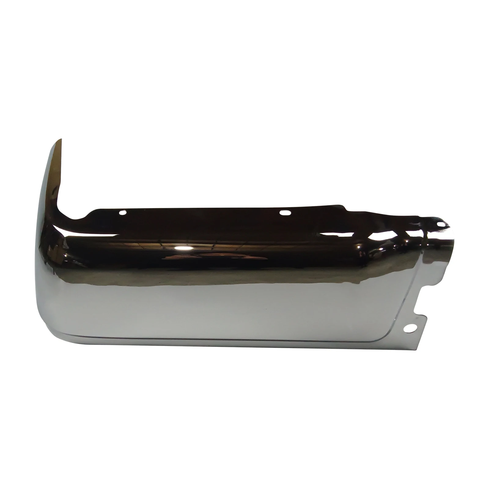 リアステップバンパーエンドキャップ 09-14 フォード F150用、パーキングセンサー穴なし、左側