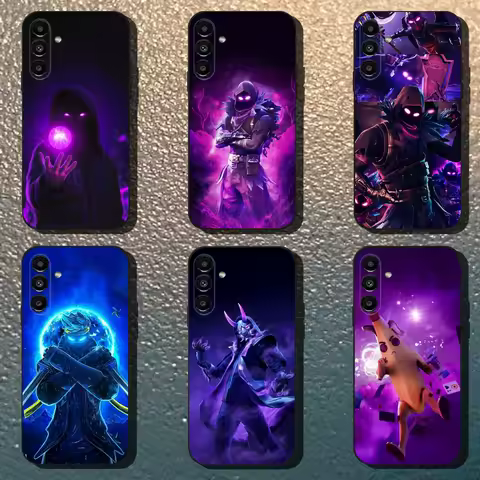 R-Royales F-Fortnites-S Phone Case For Samsung Galaxy A13,A21s,A22,A31,A32,A52,A53,A71,A80,Soft Black Shell