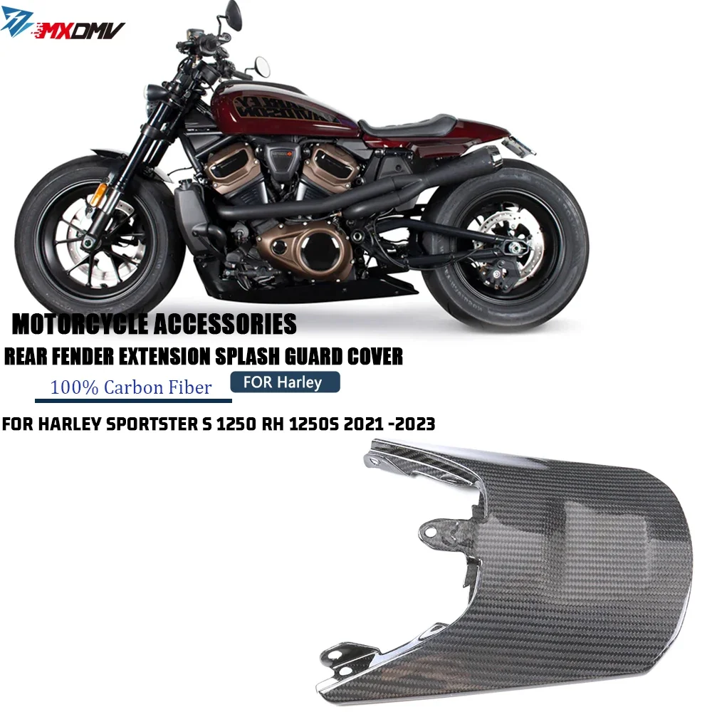 For Harley Sportster S 1250 1250S 2021 2022 2023 Motorcycle  Carbon FIber Front Rear Fender Splash Mudguard Fairing