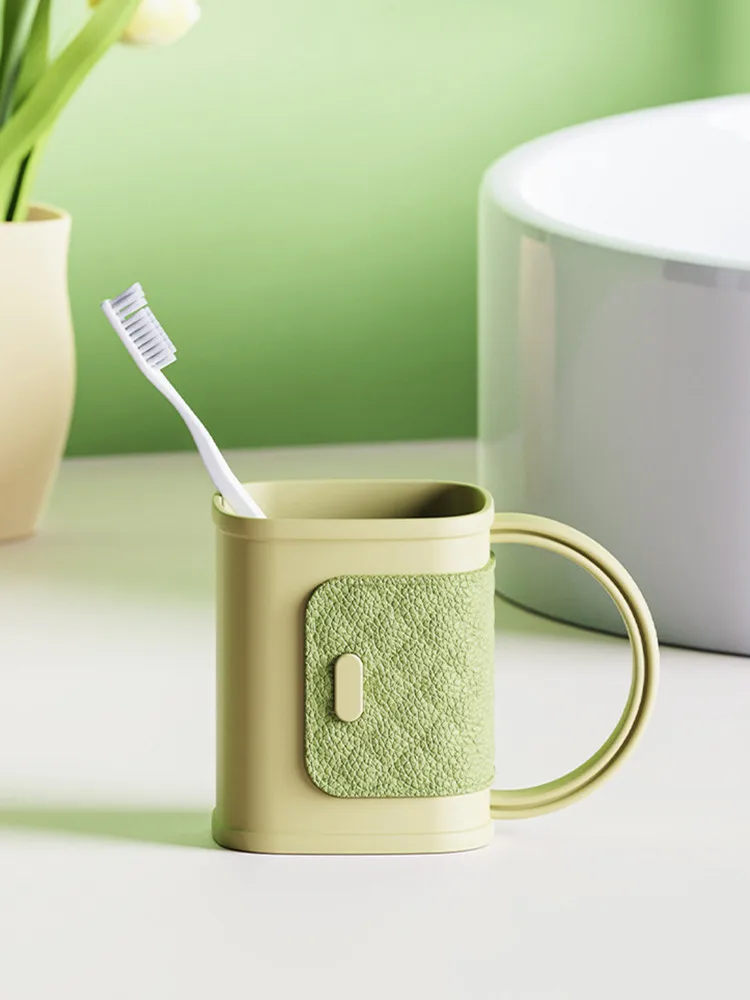 Brushing and Rinsing Cup 2026 New Bag Shaped Jar Cup Student Dormitory Bathroom Simple Toothbrush Cup