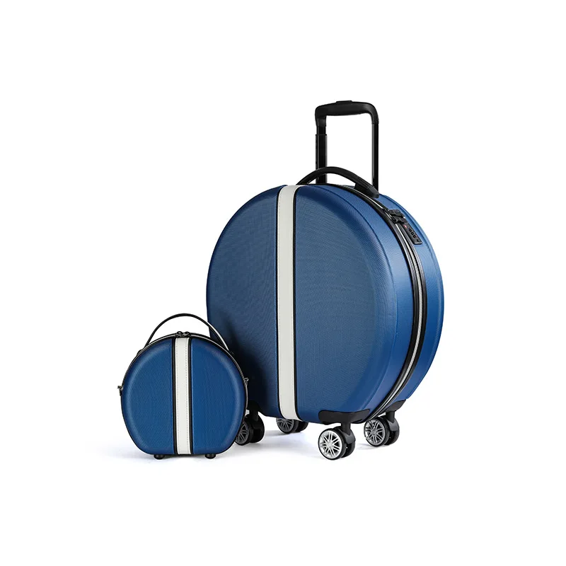 NOUVEAU Ensemble de bagages à roulettes 18 pouces 2 PCS/SET valise à roulettes arrondie mode enfants voyage Cabine bagage à roulettes ensemble sac