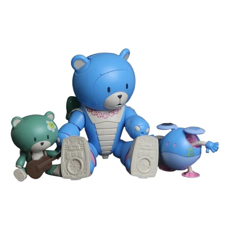반다이 오리지널 건담 HGGBM 빌드 BEARGGUY OHANA/ALOHAROSET 애니메이션 액션 피규어 조립 모델 장난감 어린이를위한 선물