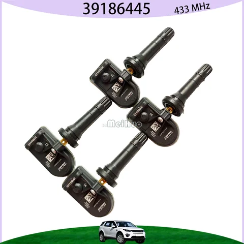 Sensor de pressão dos pneus, 4 unidades, 39186445, 433mhz, para opel astra k insignia b vauxhall astra insignia carro tpms 13512347 13540606
