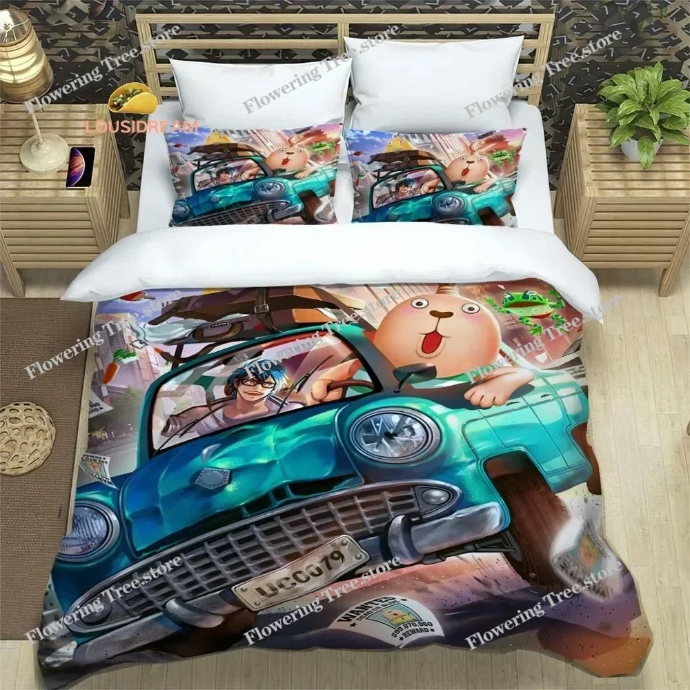 Cute Usavich Sheets Quilt Covers Bedding Dormitory Sheets Three-piece Bedding Set Three-piece Soft Warm Bedding Set