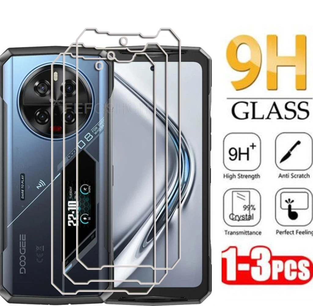9H 2.5D Tempered Glass For Doogee V40 Pro 6.78" DoogeeV40Pro DoogeeV40 V40Pro Screen Protective Protector Cover Film