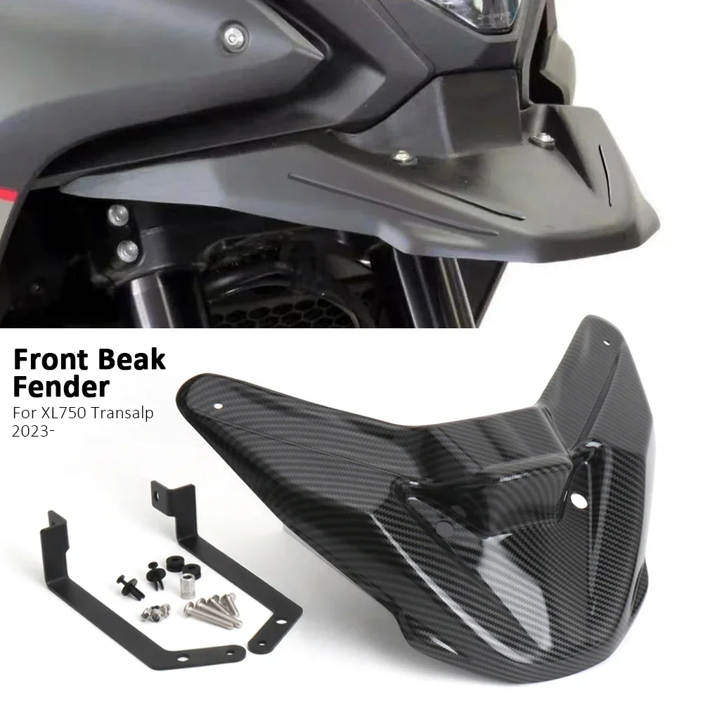 

For Honda XL 750 TRANSALP XL750 Transalp 2023 2024 Front Beak Motorcycle Accessories Wheel Fender Nose Extension Cover