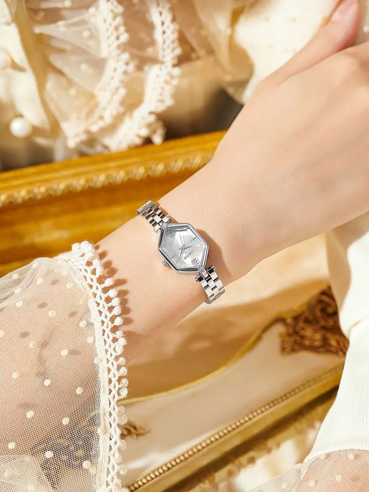 

New Women'S Watch, Stylish And Minimalist, High-End Design, Luxurious Women'S Wristwatch, Genuine Vintage Quartz Watch.