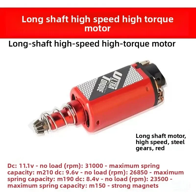 480 High Torque DC Motor Carbon Brush Design Pure Copper Wire Nd-Fe-B Magnet for Hobby Toy Modification
