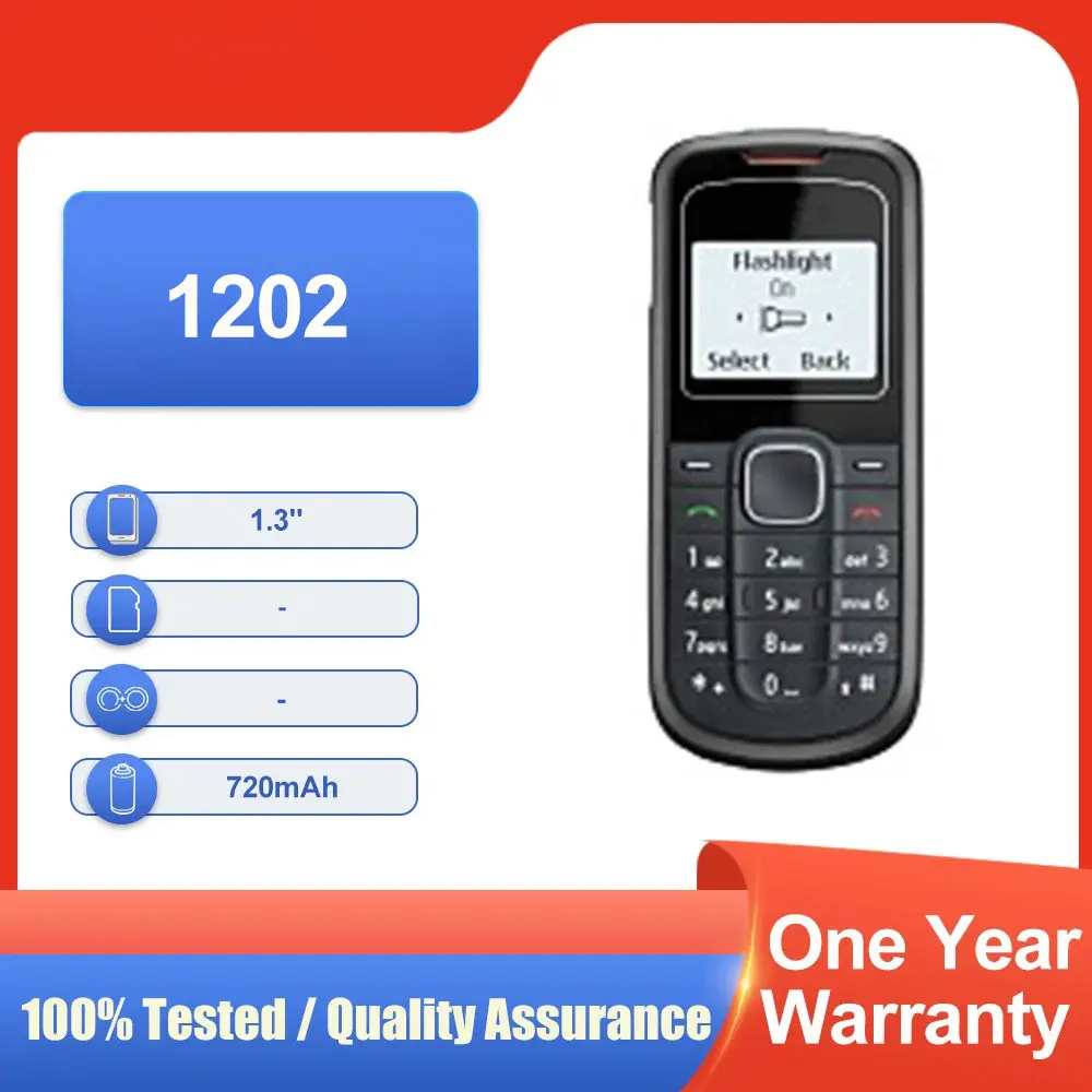 الأصلي مقفلة 1202 شريحة واحدة GSM 900/1800 720mAh مكبر الصوت الهاتف المحمول لوحة المفاتيح متعددة اللغات المصنوعة في فنلندا