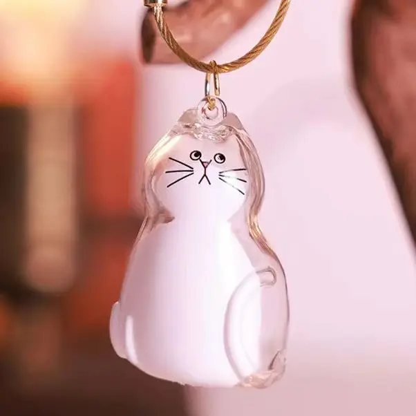

1/6pcs Cat Hair Storage Box Hanging Cat Capsules Surprise Ball Keychain Backpack Cat Bag Decor Pet Hair Storage Pet Souvenirs