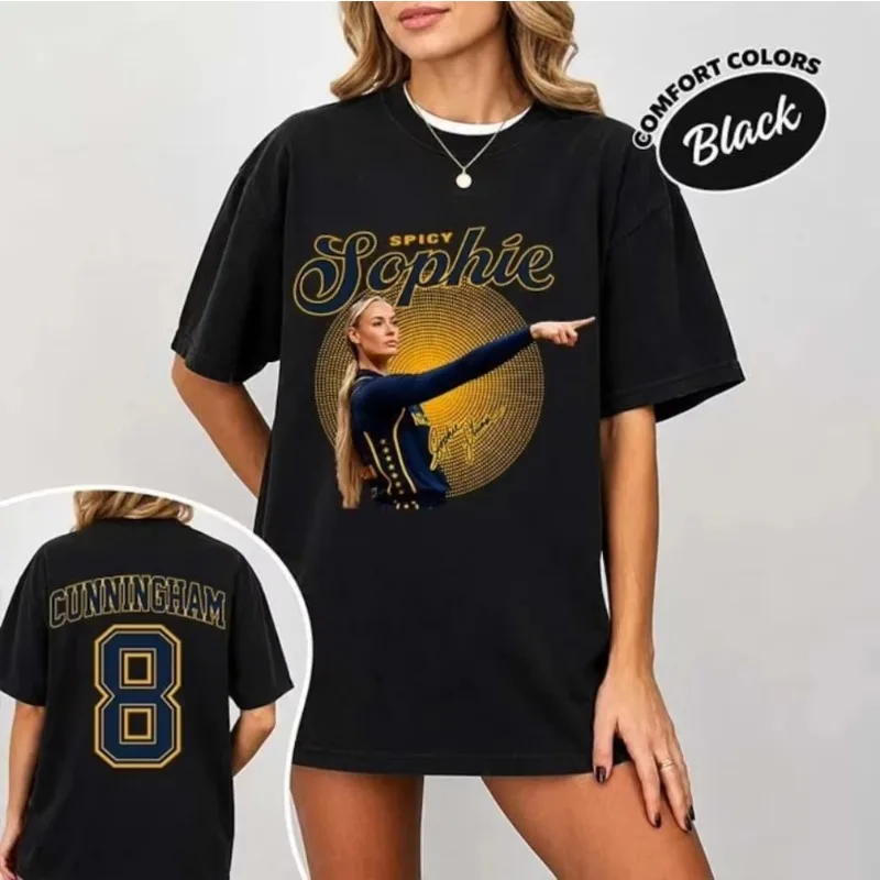 Sophie Cunningham Signature Basketball Shirt - Loose, Casual, Comfortable Neutral Street Shirt Couple T-shirt