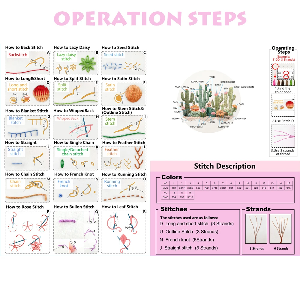 Momoart Embroidery Kit With Ho - Embroidery Meaning review and price
