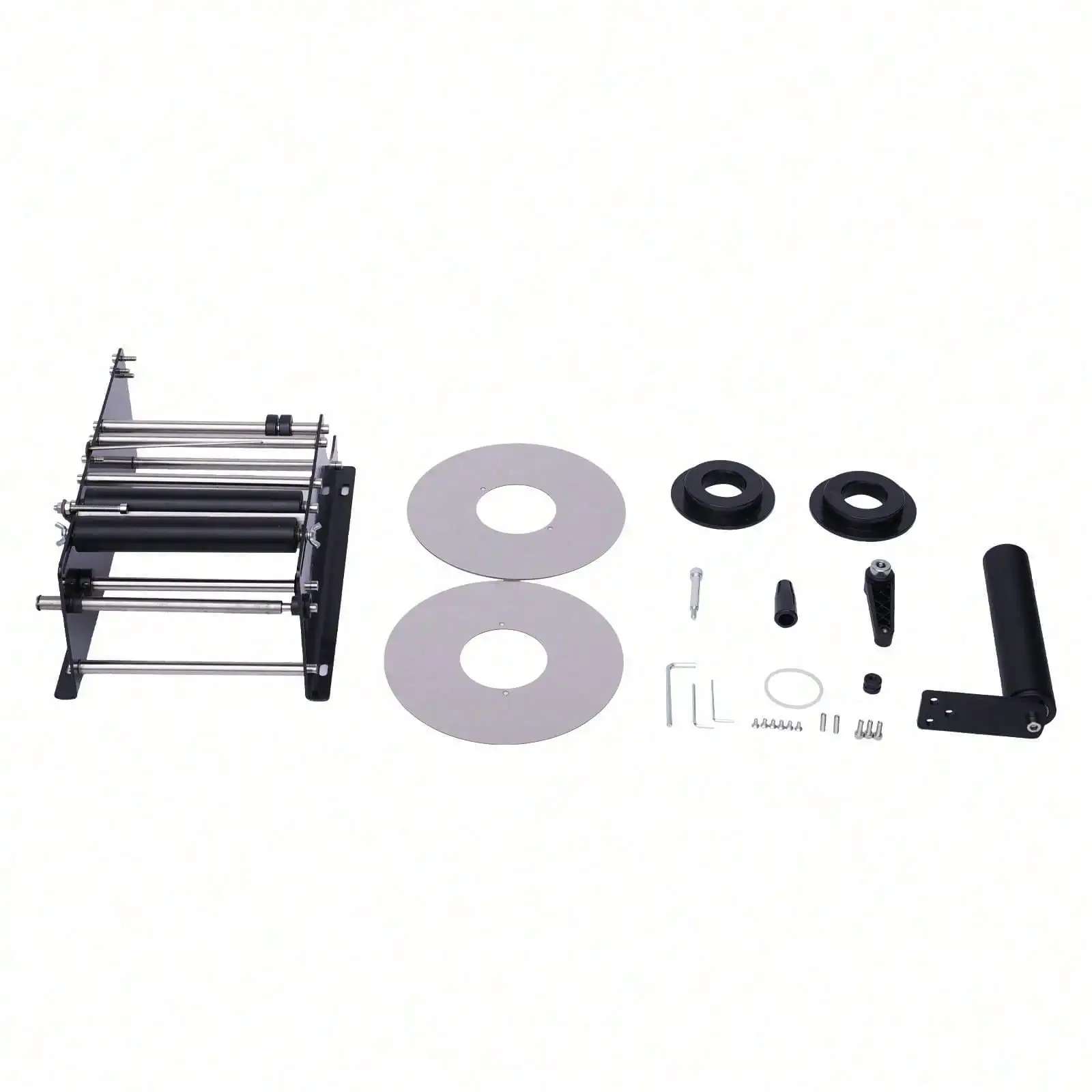 เครื่องติดฉลากแบบแมนนวลสําหรับเครื่องติดฉลากกระป๋องขวดกลม Labeller MT-30