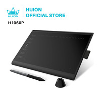 HUION Inspiroy H1060P Graphics Drawing Tablet with 8192 Pressure Sensitivity Battery-Free Stylus and 12 Customized Hot Keys, 10