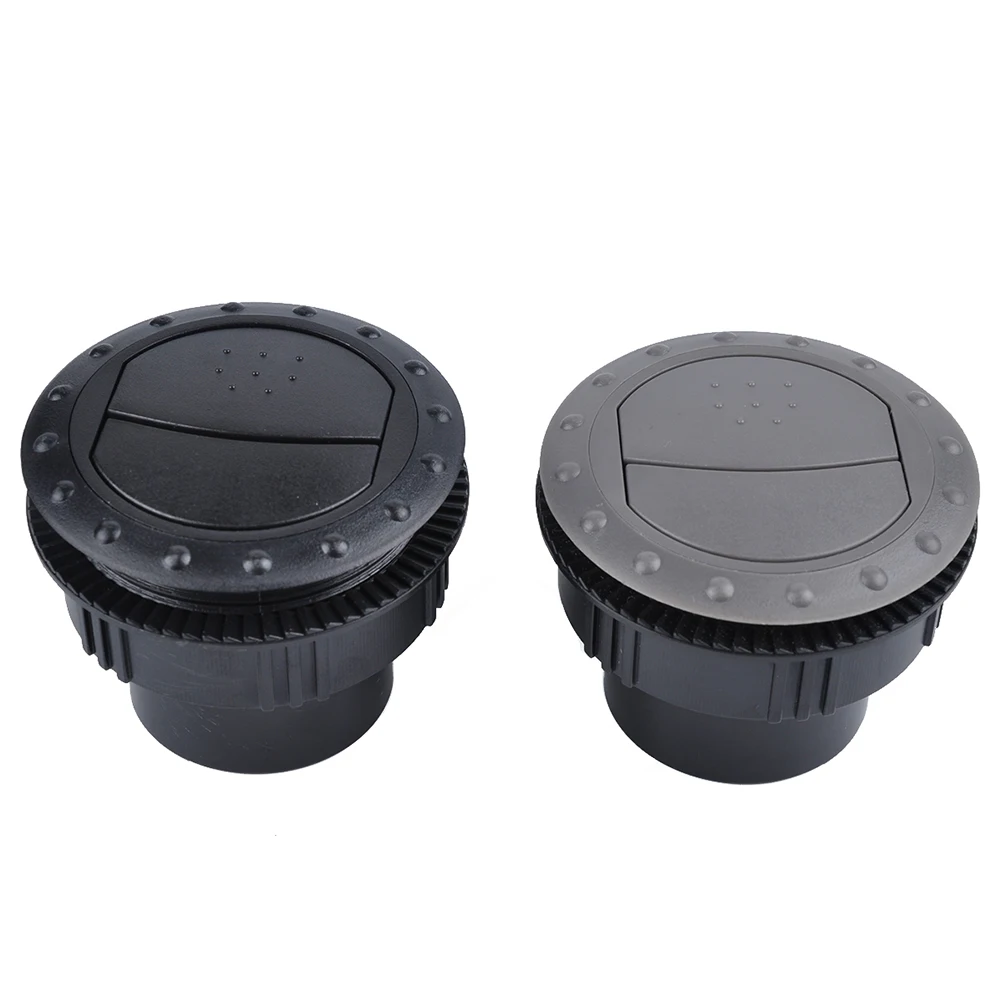 60mm ABS RV Car ATV A/C Vent Air Outlet Open Rotating Interior Round Ceiling