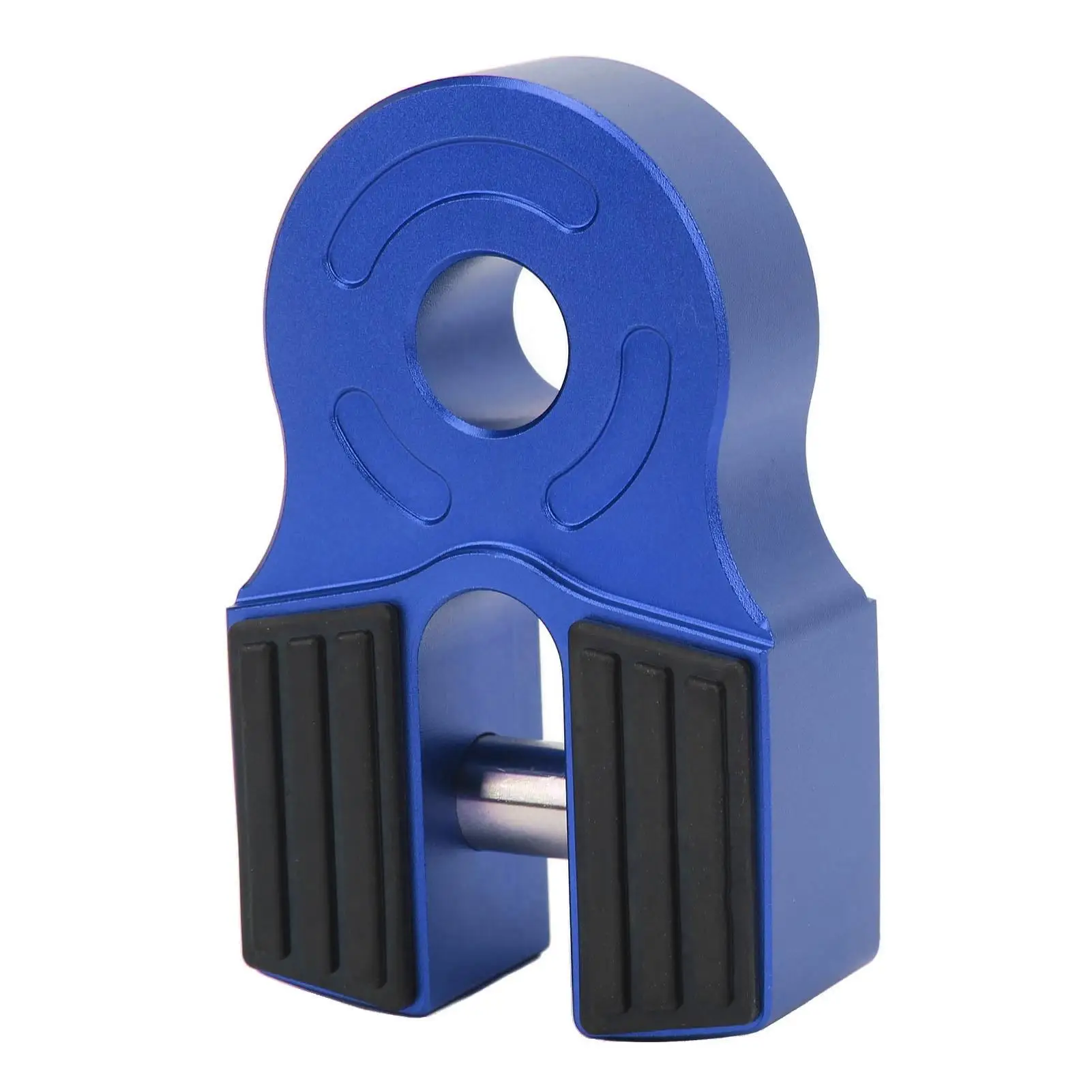 

Flat Towing Hook Mount Winch Shackle Mount Rubber Guard 30000Lbs Loading Aluminum Alloy Iron Pin for utv for pickup