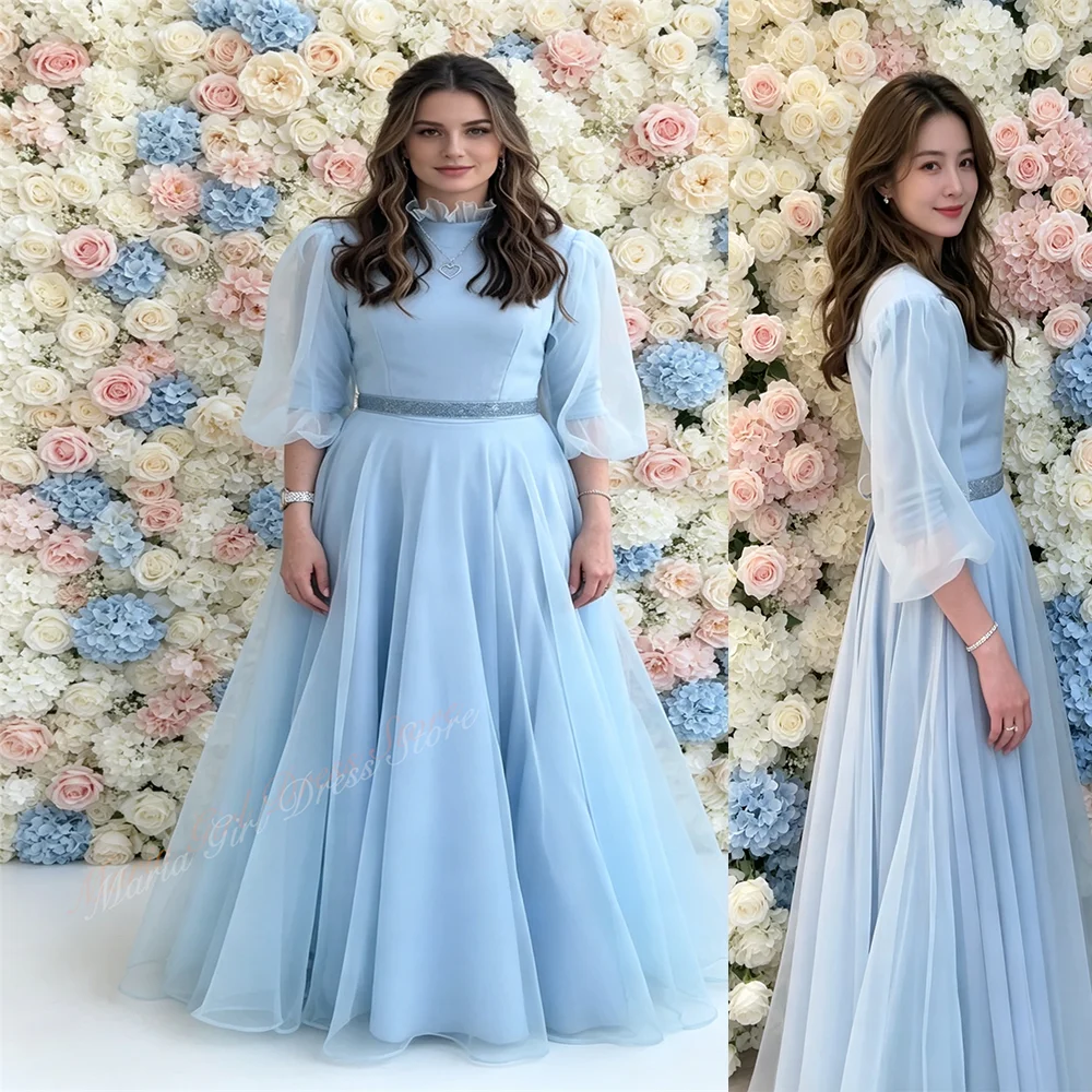 High-quality Tulle Flower Girl Wedding Dress with Belt Design Long Kids' Party Dress Customizable Suitable for Special Occasions