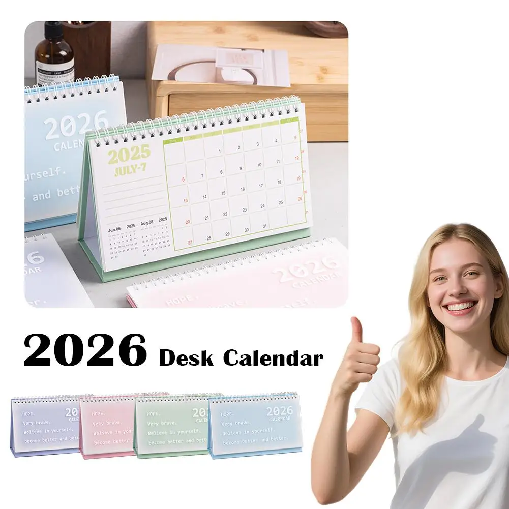 Small Desk Calendar 2026 Calendars Pocket Planner Desktop Notepad Calendar Schedule Mini 2026 Desk Pad Calendar I3Q0