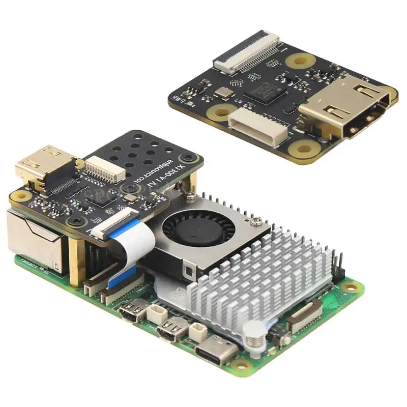 X1300-A2 Raspberry Pi 5 HDMI to CSI-2 Shield 1080P@60fps & Audio & Video Also