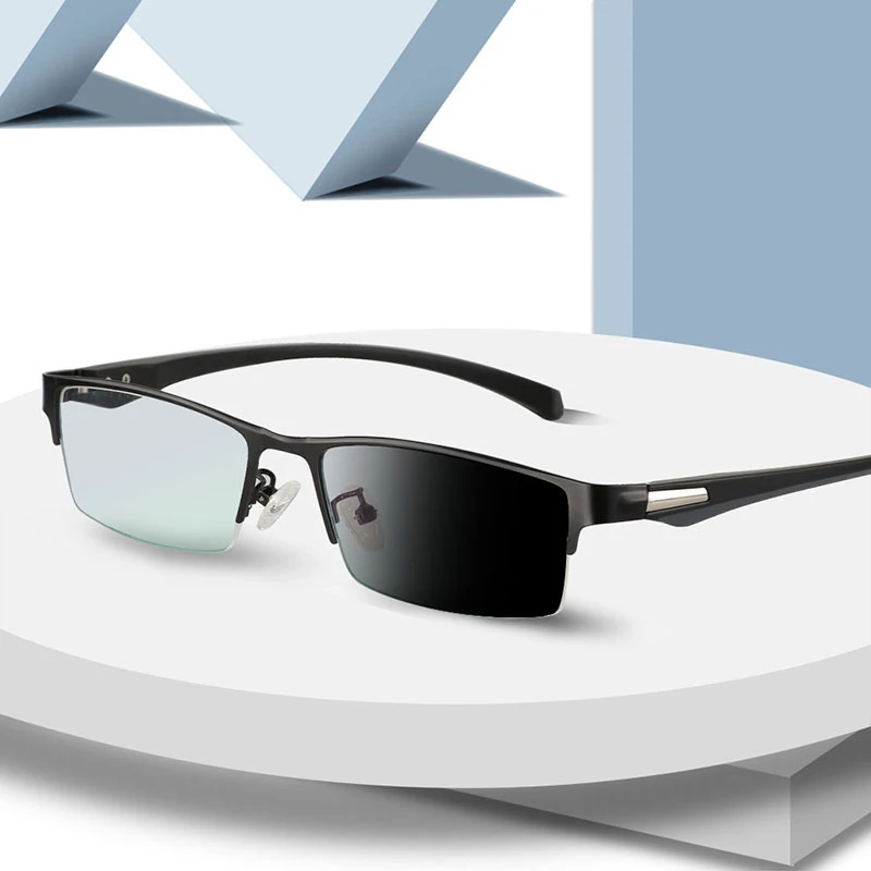 Titan Multifokale Photochrome Lesebrille Männer TR90 Progressive Bifokale Anti Blau Licht UV Schutz Presbyopie Brille – Detail 5