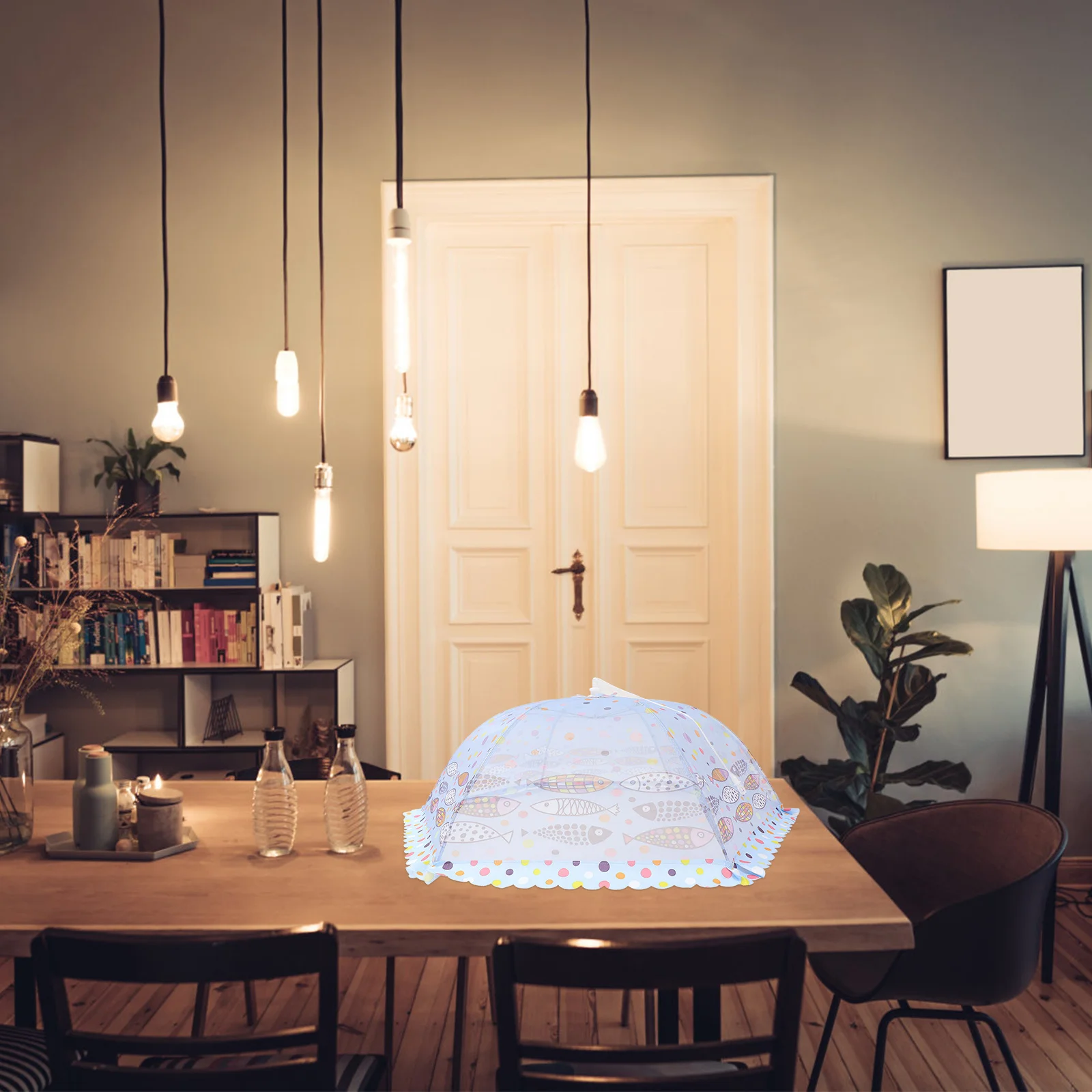 

1Pcs Dustproof Food Cover Foldable Household Dining Table Vegetable Protector for Restaurant Home Use