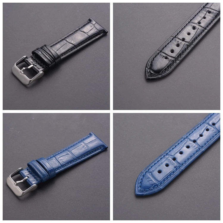 EACHE Genuine Leather Watch Strap Italy Full Grain Retro Watch Band High Quality 18mm 19mm 20mm 21mm 22mm 23mm 24mm