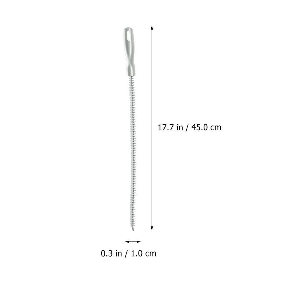 2Pcs Lightweight Bendable Plastic Drain Cleaner Tool for Bathroom Sink Tub Pipes Hair Catcher Drain Cleaning Extractor Sink