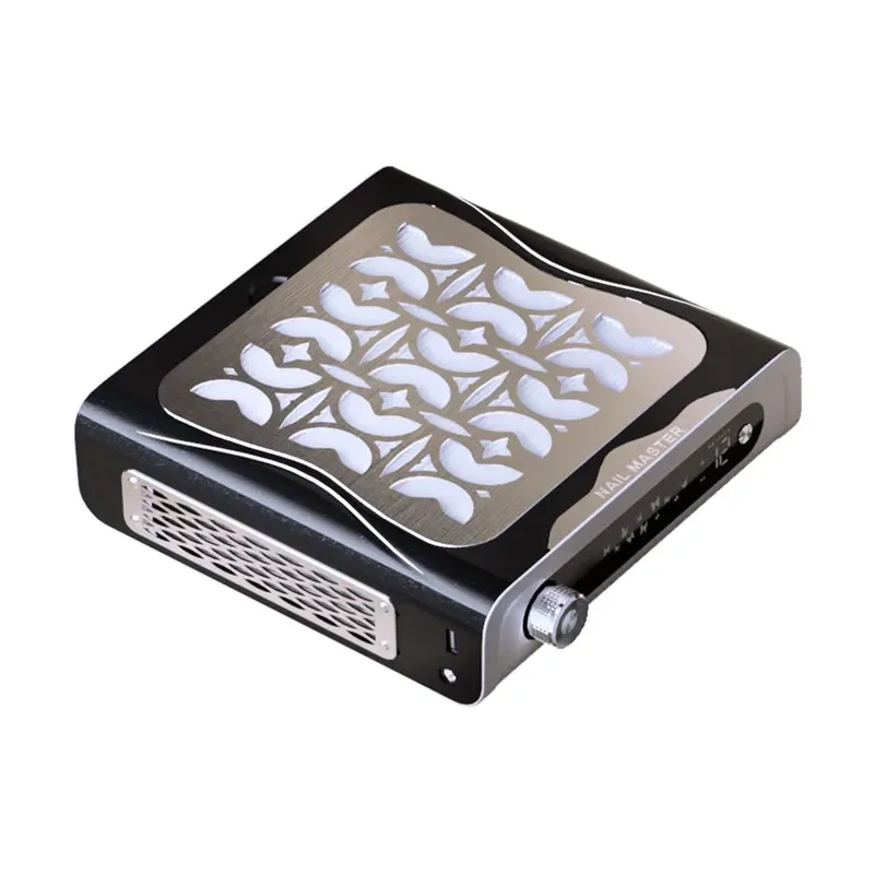 Portable Brushless Vacuum Cleaner 4000RPM High Speed Dust Collector for Nail Art Metal Body Battery Powered Lightweight