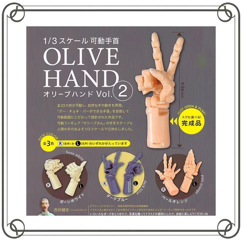 

Palm Movable Joint Finger Gashapon Miniature Model Collection Ornament Action Figure Model Toys