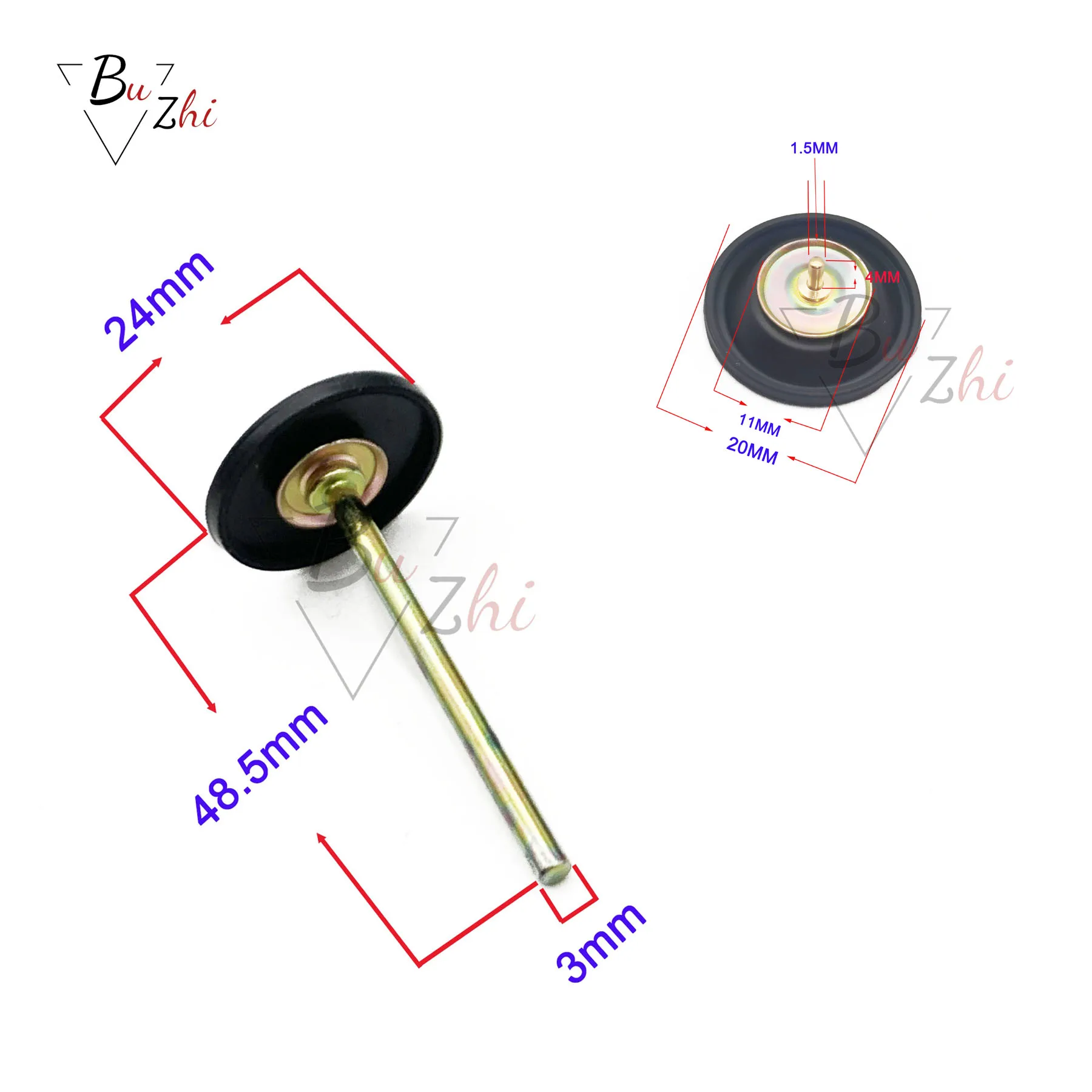 1set Carburetor Repair kit gasket with float acceleration pump diaphragm plunger assembly for Keihin KT CVK24  CVK 24