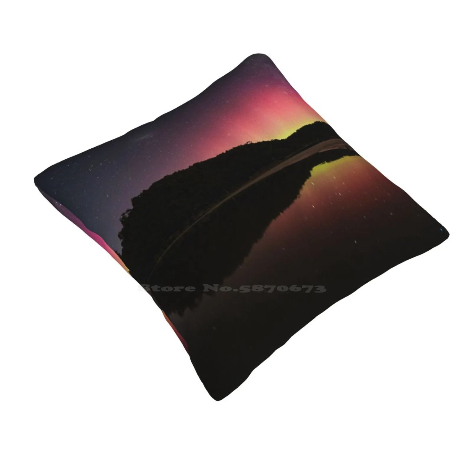 Aurora Australis Bedroom Office Hug Pillowcase Newzealand Aurora Night Southernlights Astro Nz Landscape