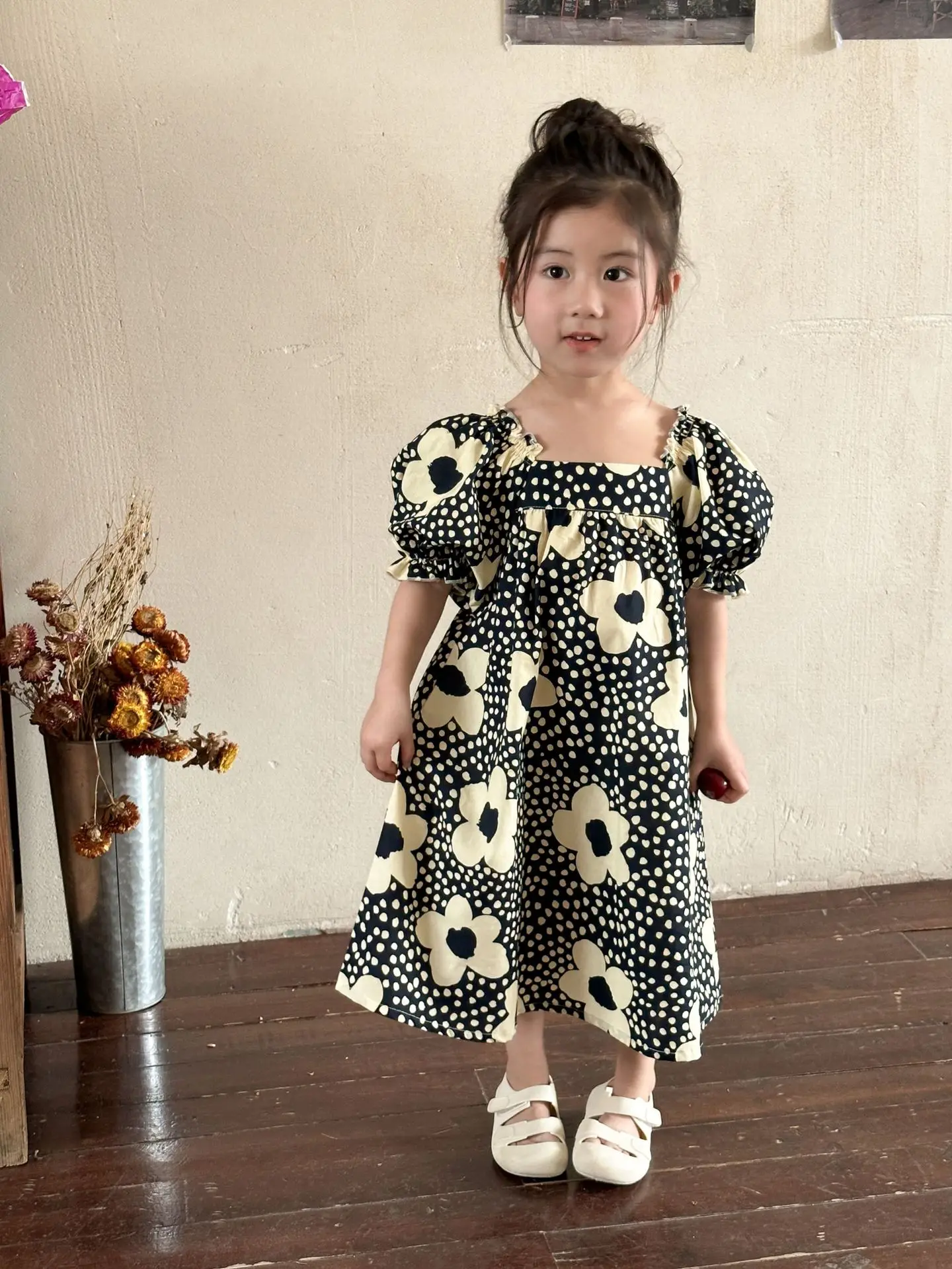 Brother Sister Clothes 2024 Summer New Girls Dresses Flower Print Shirts+Shorts 2Pcs Children Clothes Sets Holiday Boys Outfits