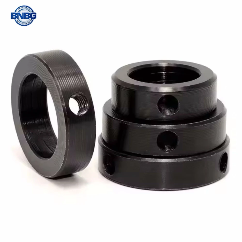 Anillo de fijación de collares de eje de acero al carbono, anillo de retención atornillado, anillo de localización, abrazadera de garganta, anillo de empuje, 1 Uds.