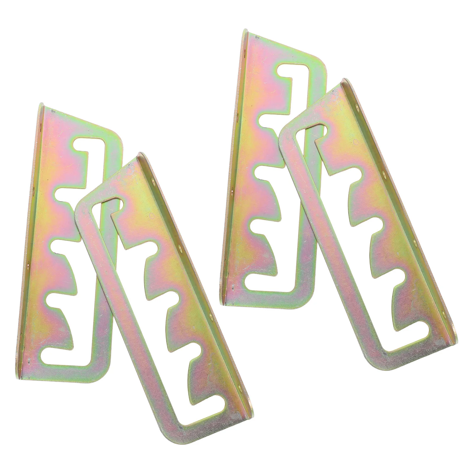 

2Sets Folding Chair Backrest Adjuster Brackets Durable Multi-Position Recliner Parts Replacement for Outdoor Patio Lawn Garden