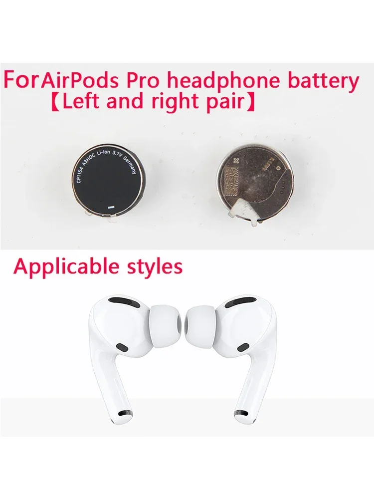 AirPods Pro 2および3世代用の交換用バッテリー,25mAh充電ボックス