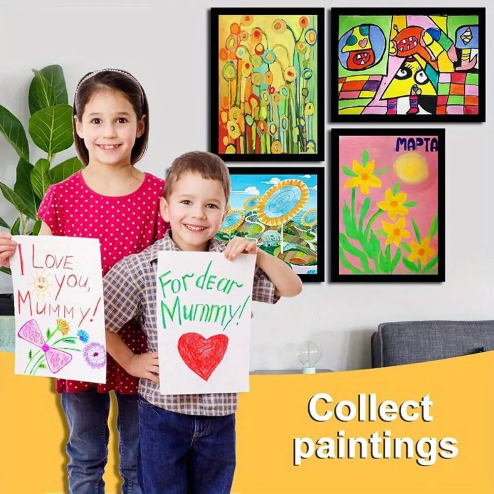 Self Adhesive Magnetic Photo Frame DIY Multifunctional Wall Magnetic Photo Display Frames Free Punching required