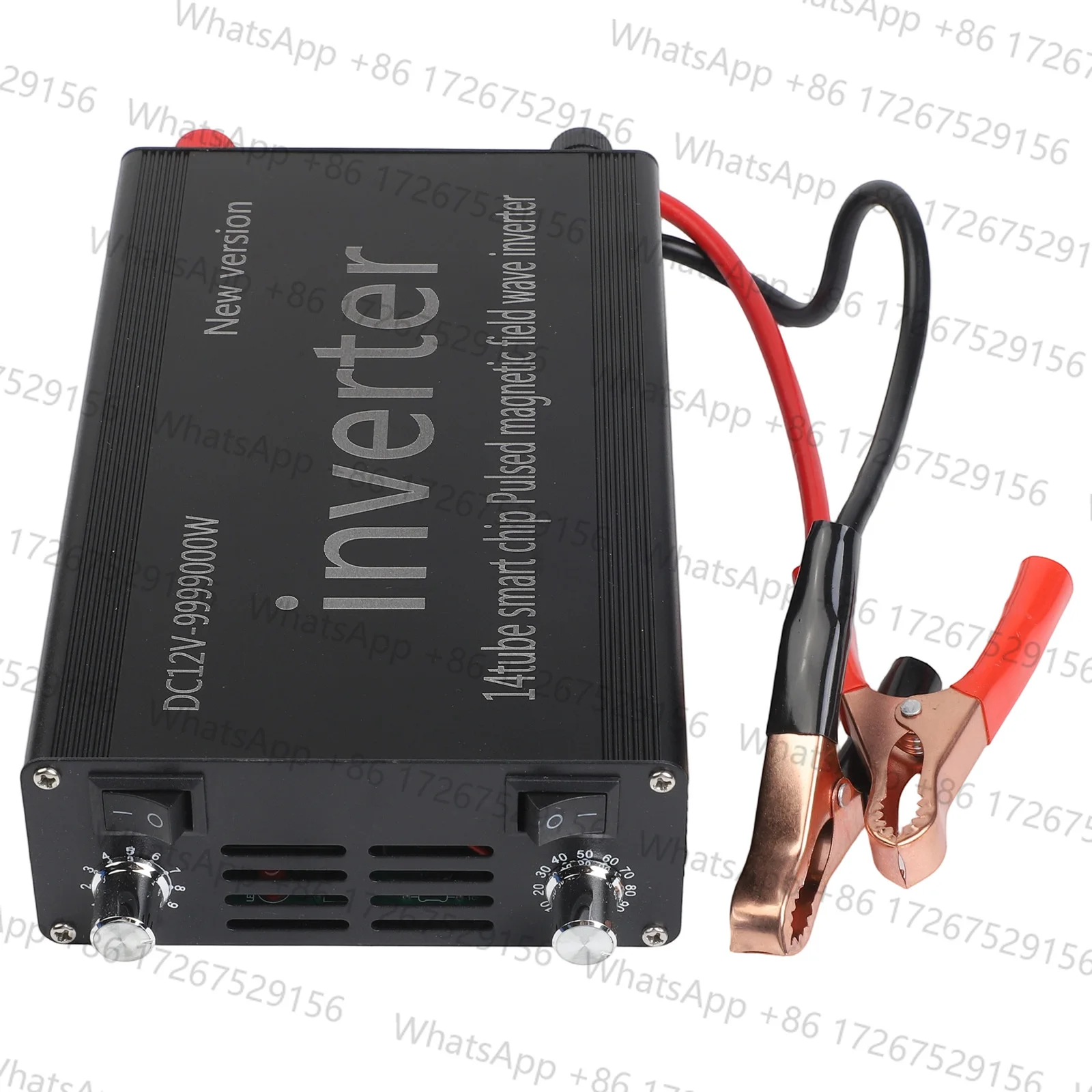 12V DC to AC Power Inverter Heavy Duty 9999000W Voltage Converter with Cooling Fan and Short Circuit Protection