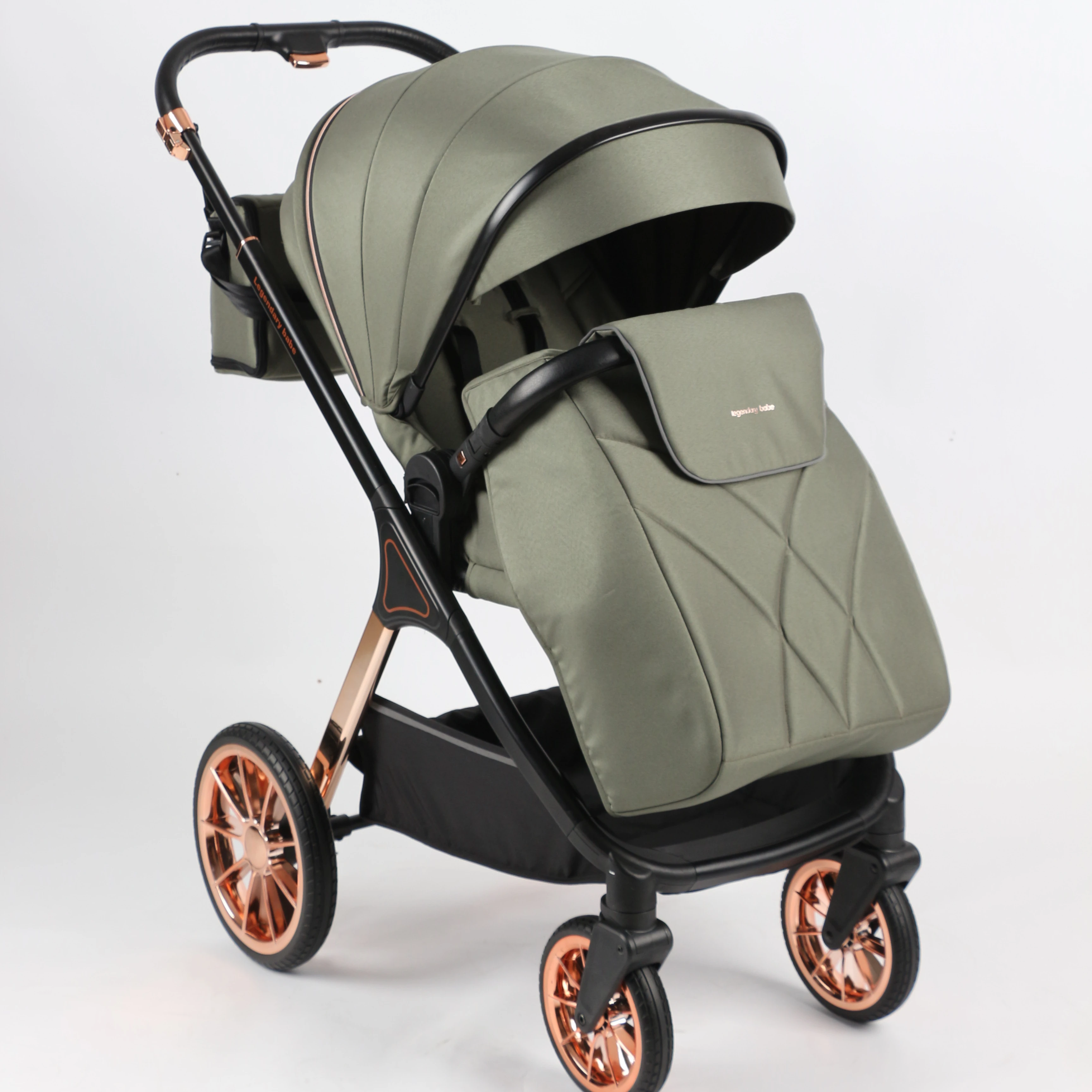 Kinderwagen hochwertiger Kinderwagen mit Autositz Baby+Kinderwagen