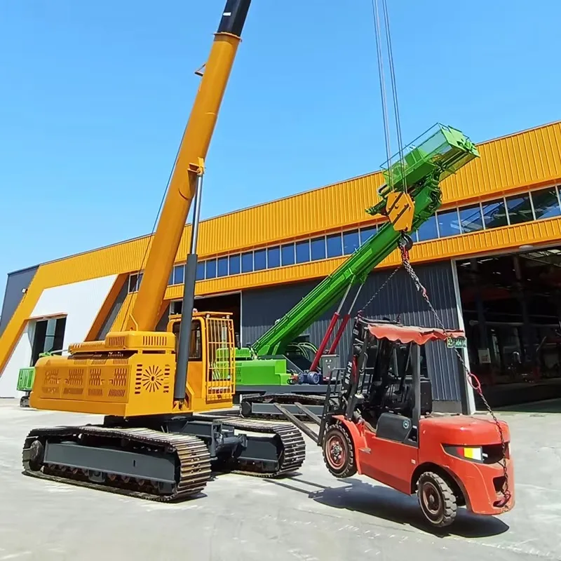 Hydraulic Spider Crane with 360° Rotation and Telescopic Boom for Industrial Lifting Applications