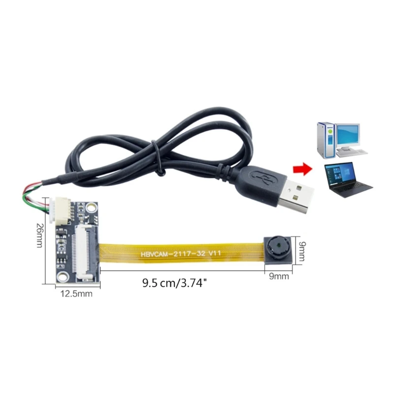 Prestazioni migliorate Modulo fotocamera USB Riconoscimento facciale ad definizione