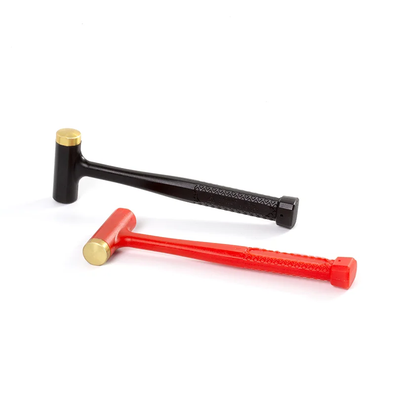 Luthier Fret Installation Hammer Brass & Rubber Double Head Hammer Acoustic Electric Guitar Fret Repair Guitar Making