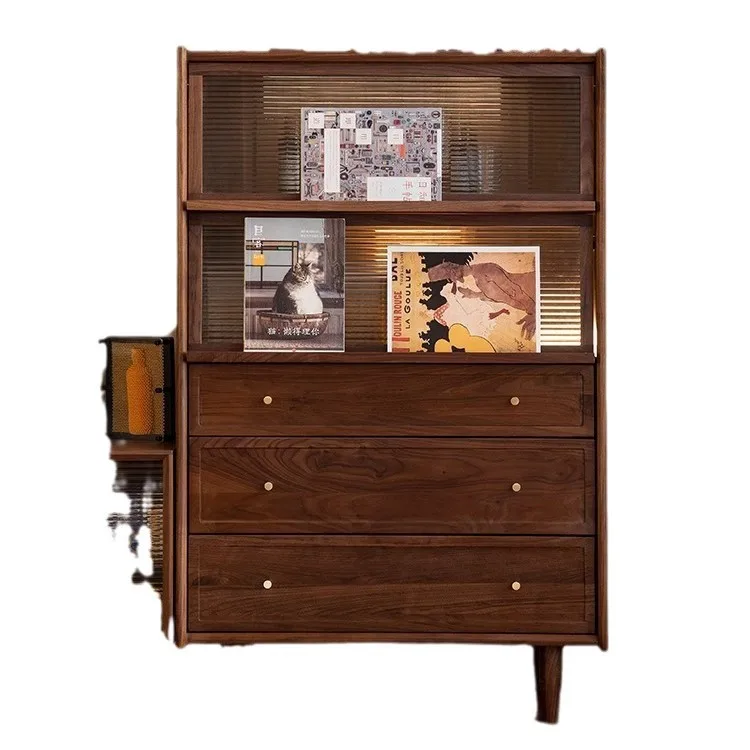 

Customizable Side Cabinet Nordic Storage Solid Wood