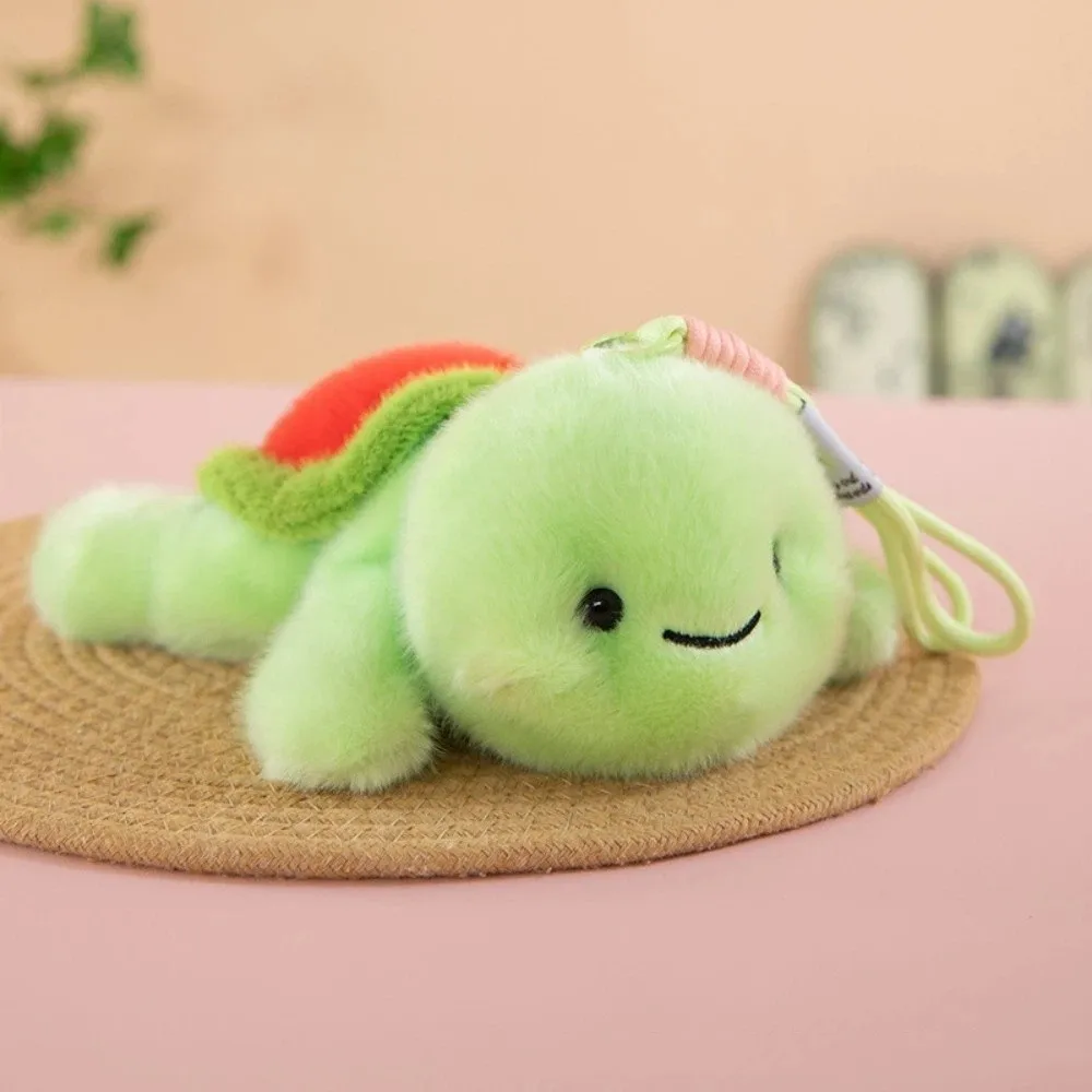 

Watermelon Grape Turtle Plush Keychain PP Cotton Animal Plush Turtle Pendant Cartoon Soft Green Doll Key Ring Female Lady Girl