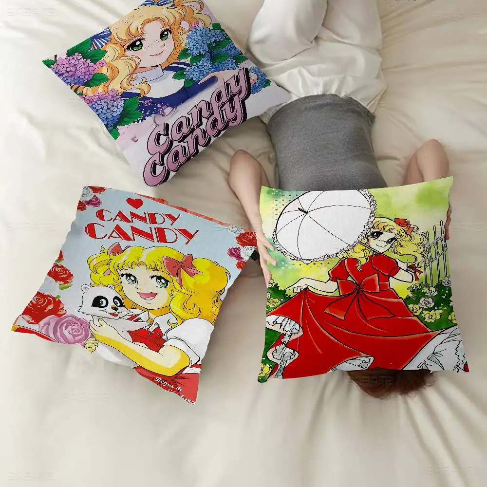 Candy Candy Anime Pillow Gift Home Office Decoration Bedroom Sofa Car Cushion Cover Case 45x45