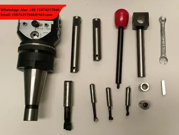 F4-18 Universal Boring And Facing Head Set Complete Boring Tool Kit With BT40/ISO40/R8 Shank For Milling Boring Machine