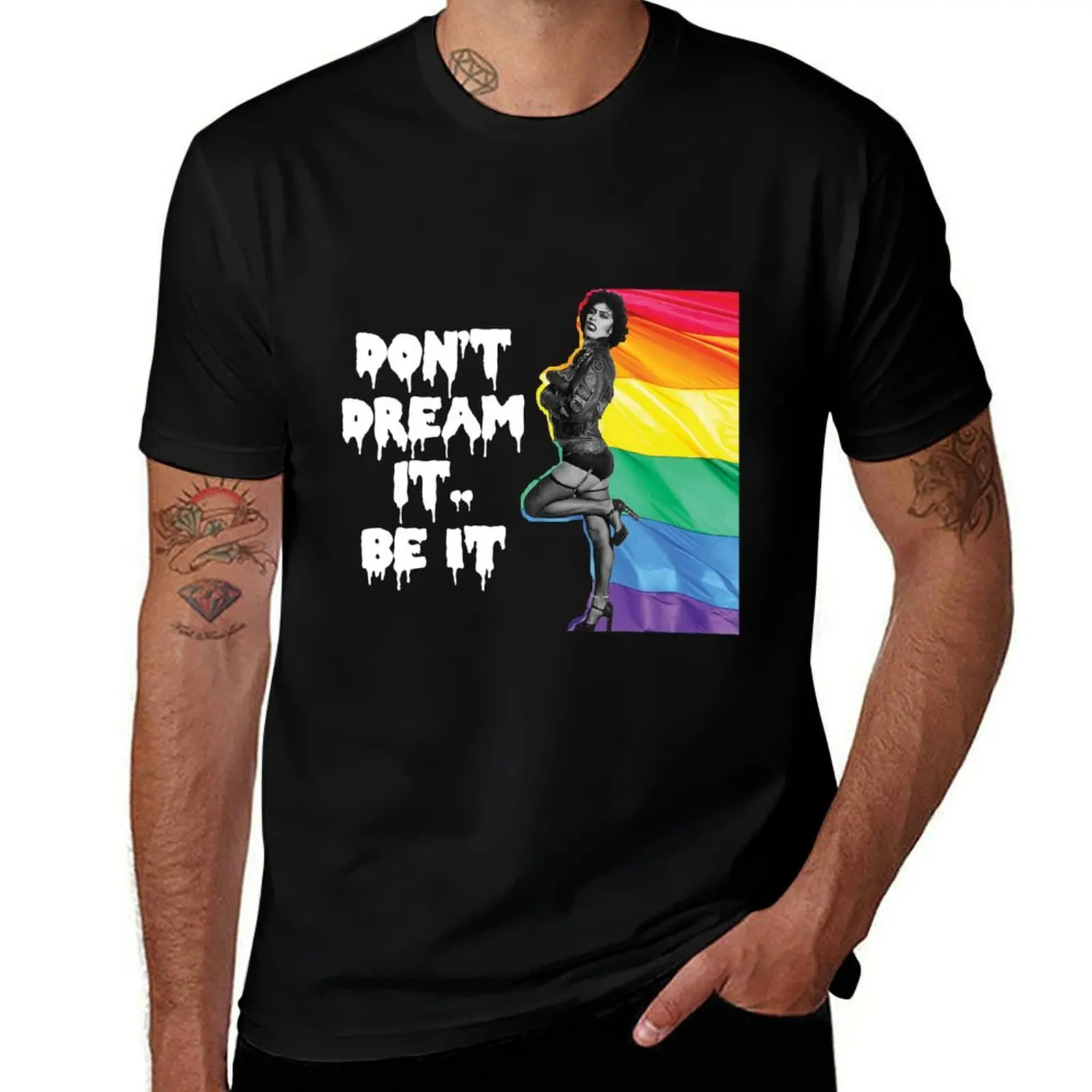 

Frank N Furter Don't Dream It Be It LGBTQ+ Pride T-Shirt plus size clothes Funny t-shirts summer clothes t shirt men