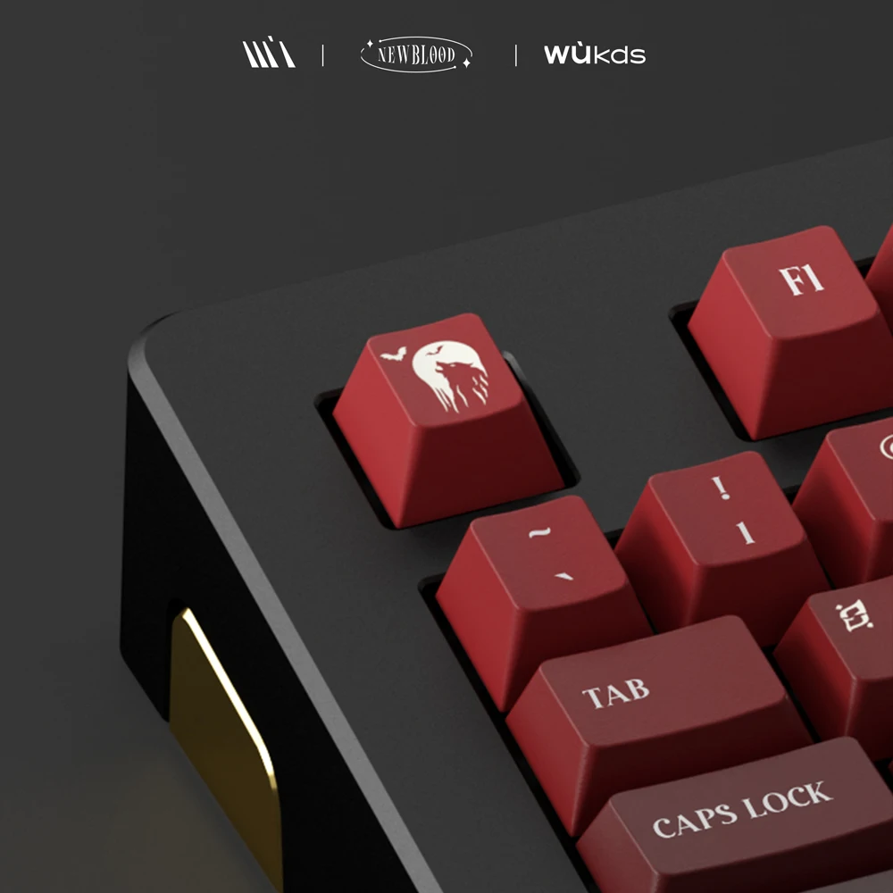 152 Tombol Baru Keycaps Darah Profil Ceri Keycap PBT Dye Sublimasi Mekanik Keyboard Keycap untuk MX Switch