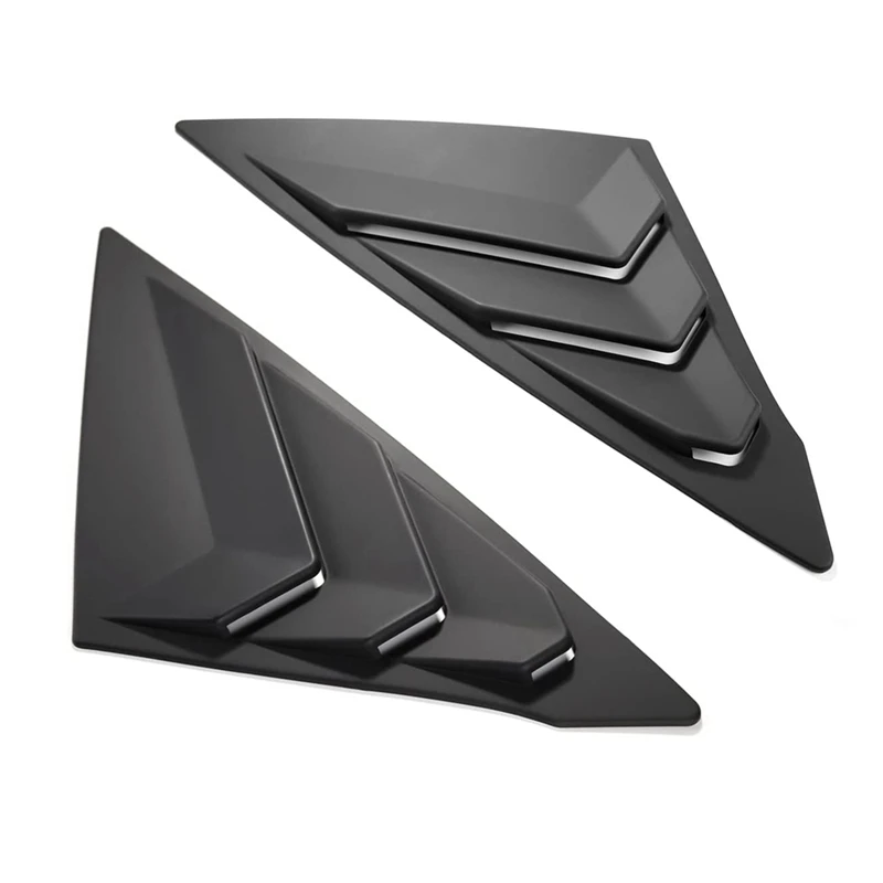 Rear Side Window Louvers Triangular Window Glass Blinds For Honda Civic Sedan 11Th 2022 2023 - ABS