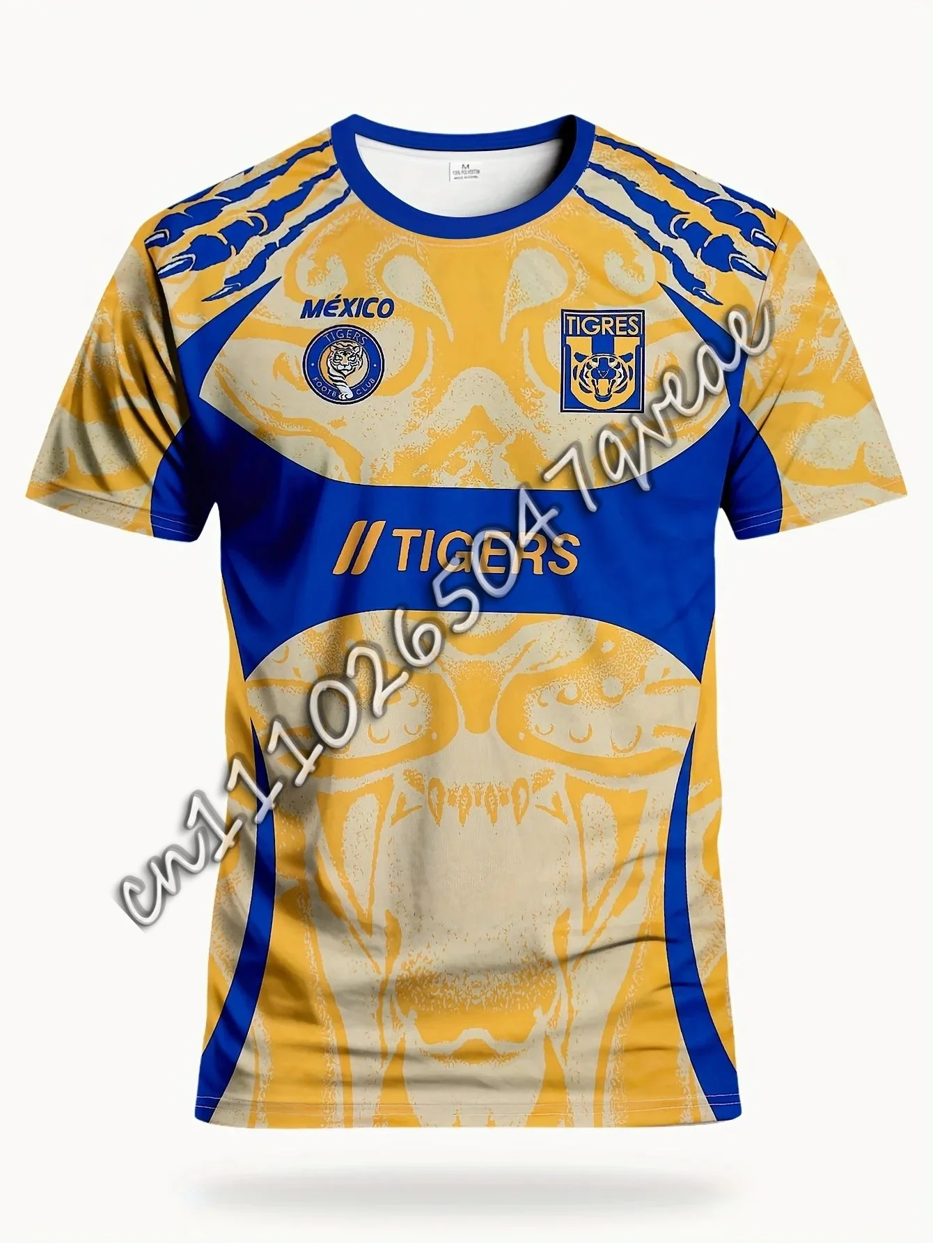 

Лето 2026. Новый тренировочный костюм для регби Western Tigers: сине-белый градиентный узор и логотип «TIGERS» на груди.